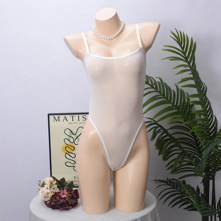 Sheer Seduction Sexy Mesh Bodysuit