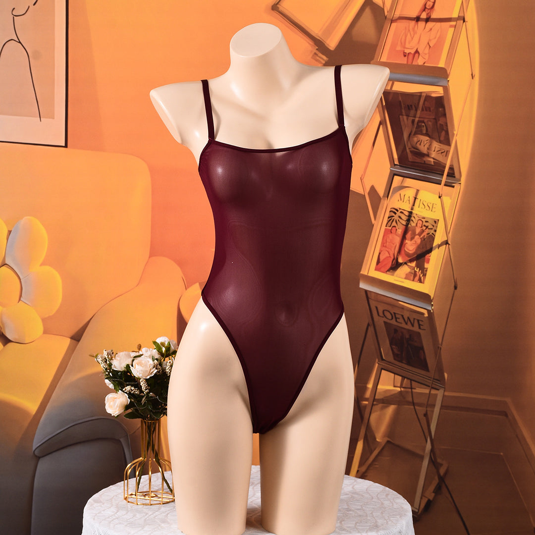Sheer Seduction Sexy Mesh Bodysuit