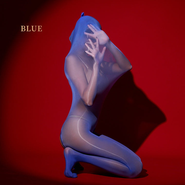 Ultra-Thin 8D Sheer Full-Body Stocking Bodysuit