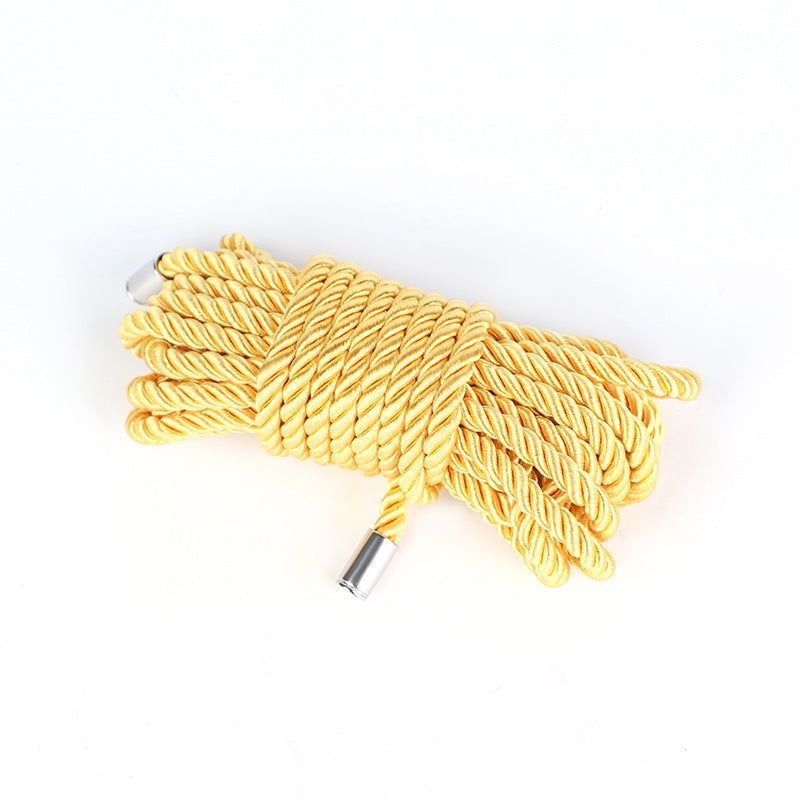 Multi-Color Metallic Tip Rope Bondage