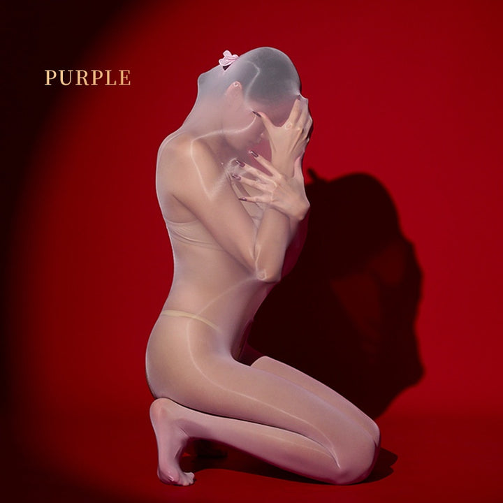 Ultra-Thin 8D Sheer Full-Body Stocking Bodysuit