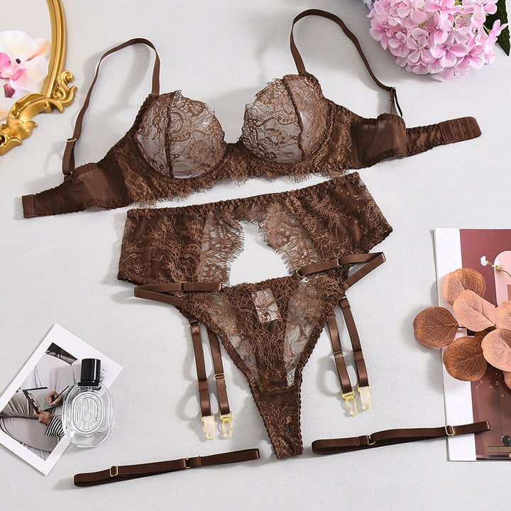 Luxurious Lace Temptation Lingerie Set